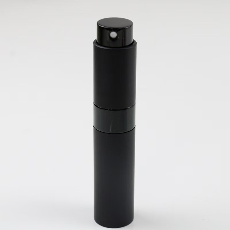 8ml Twist Aluminum Atomizer Empty Round Rotating Refillable 8ml Perfume Atomizer Rotation Aluminum Parfum Glass Spray Bottle - 图片 3